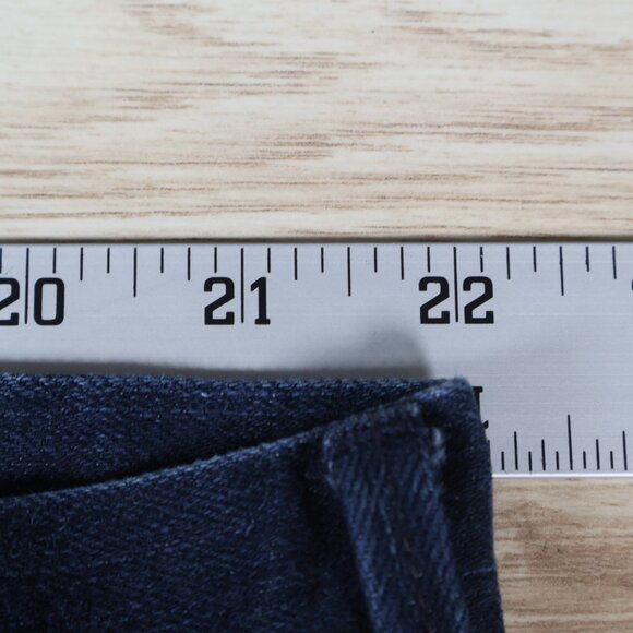 Polo Ralph Lauren Jeans Mens 42Tx36 Dark Blue Stretch Denim Straight Leg Classic - Picture 10 of 14